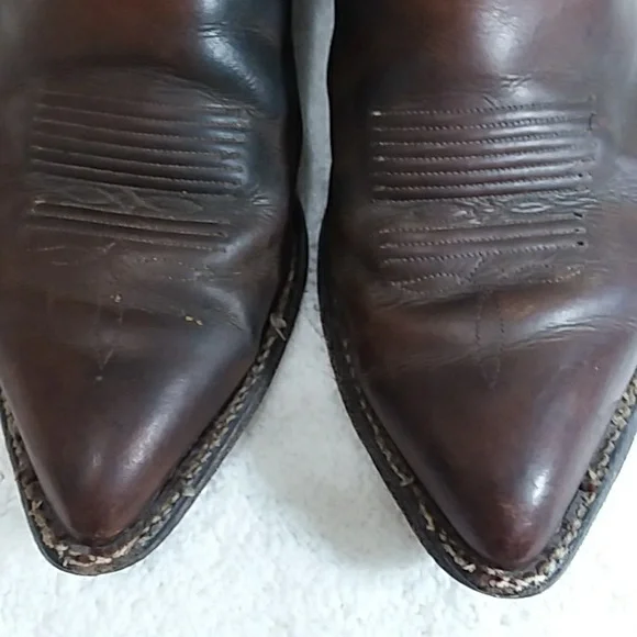 Tony Lama Mens Western Cowboy Boots - Picture 8 of 9